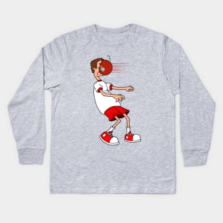 Dodgeball Kids Long Sleeve T-Shirt